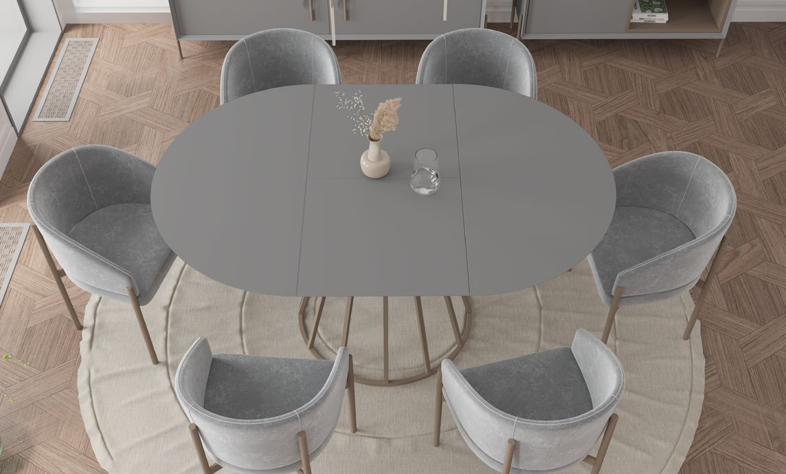 Mesa de comedor extensible moderna